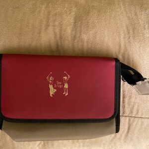 Golf ball Tee bag ,purse,cosmetic bag with Tee it up logo in the front